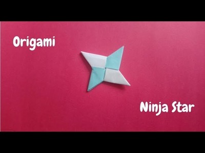 How to make an Origami Ninjastar  (Shuriken) | Small  Double Sided  | Origami Step by Step Tutorial