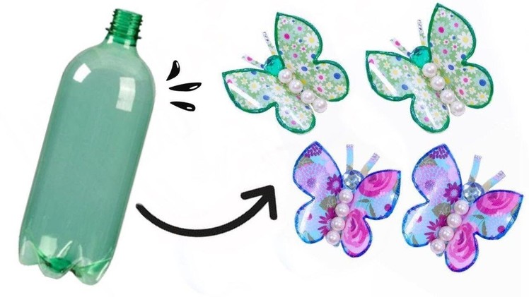 How to make butterflies with recycled plastic