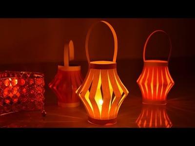 How to make Chinese Paper Lantern | Diwali Paper Lantern | DIY Kids Back to School Activities