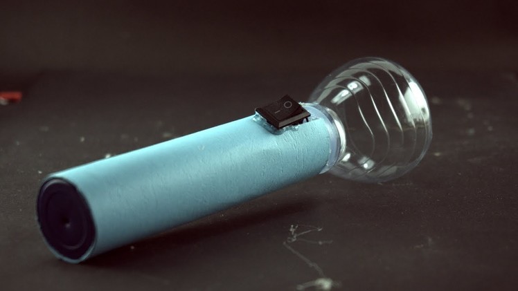 How to Make Flashlight Using Bottle : DIY Flashlight