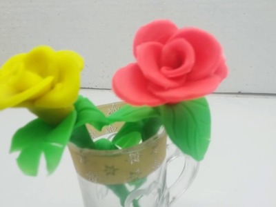 How to make flowers from play doh