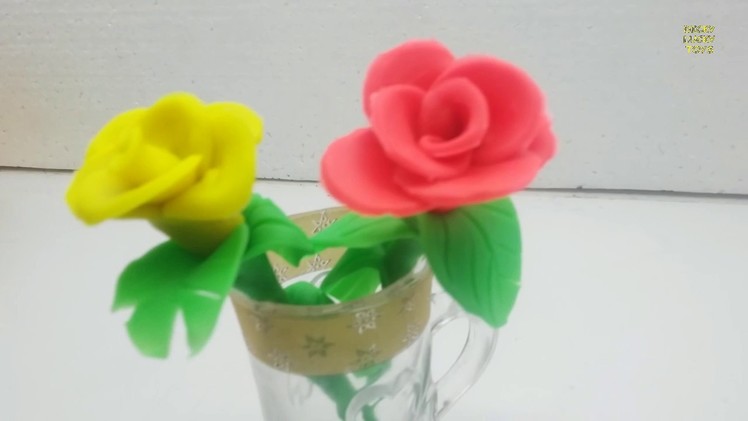 How to make flowers from play doh
