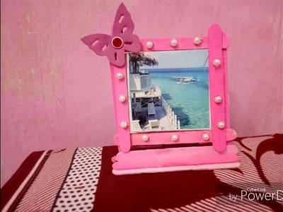 How to make ice cream stick "photo frame" at home