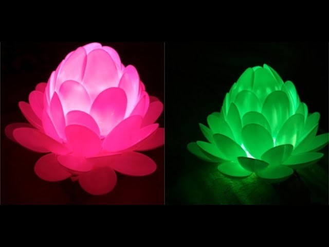How to make lotus using spoon