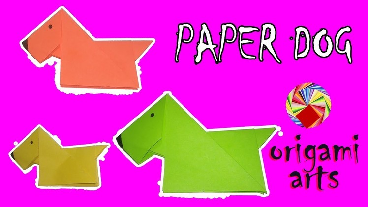 How To Make ???? PAPER DOG ????- Origami Arts