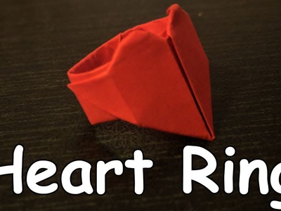 How to Make Paper Heart Ring | Amazing Things Made Out Of Paper #11