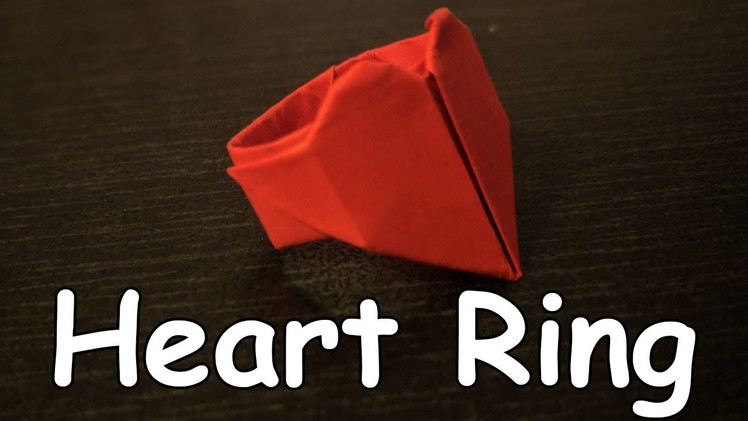 How to Make Paper Heart Ring | Amazing Things Made Out Of Paper #11