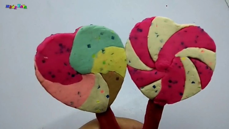 How To Make Rainbow Ice Cream  - Play Doh  I Widy Toys