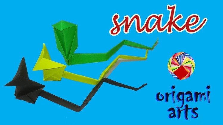 How To Make ???? SNAKE ???? - Origami Arts