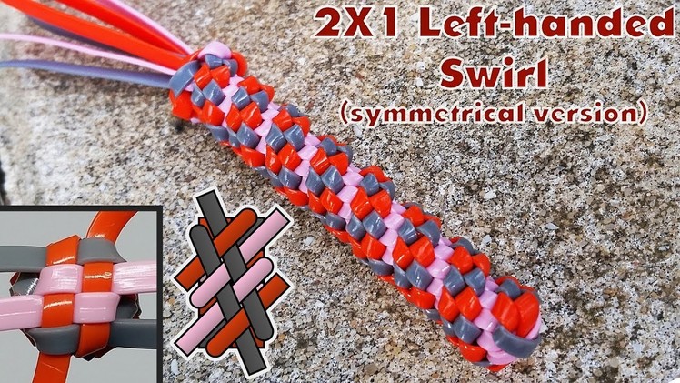 How to Make the 2x1 Left-Handed Swirl (Symmetrical Version)