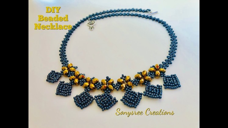 How to Make This Fantabulous Fancy Necklace ???? Beaded Necklace