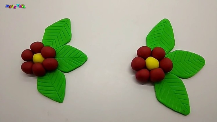 How to make Two Flowers - Play Doh I Widy Toys