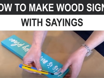 How to Make Wood Signs With Sayings (EVEN IF YOU ARE NOT CREATIVE)