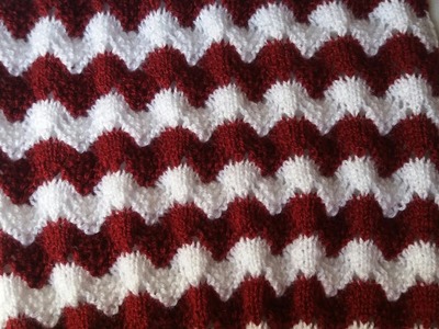 Kids two colour Knitting design # 18 - part - 2