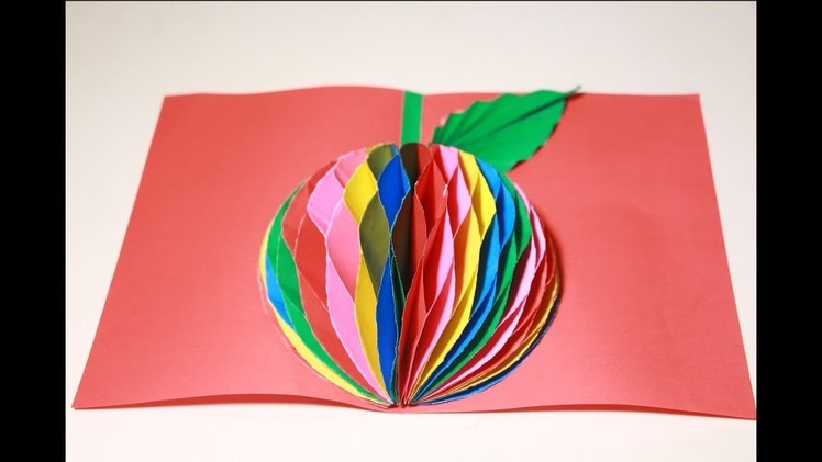Make 3D Folding flower ball | how to make origami paper ball | Beautiful flower paper crafts origami