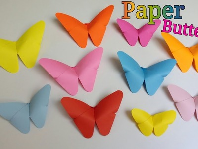 Paper Butterfly | How To Make Paper Butterfly | How To Make an Origami Butterfly | DIY Butterflies