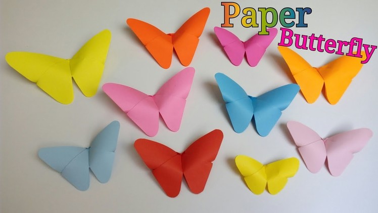 Paper Butterfly | How To Make Paper Butterfly | How To Make an Origami Butterfly | DIY Butterflies