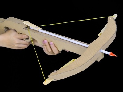 PUBG best gun - How to make a crossbow pubg from cardboard