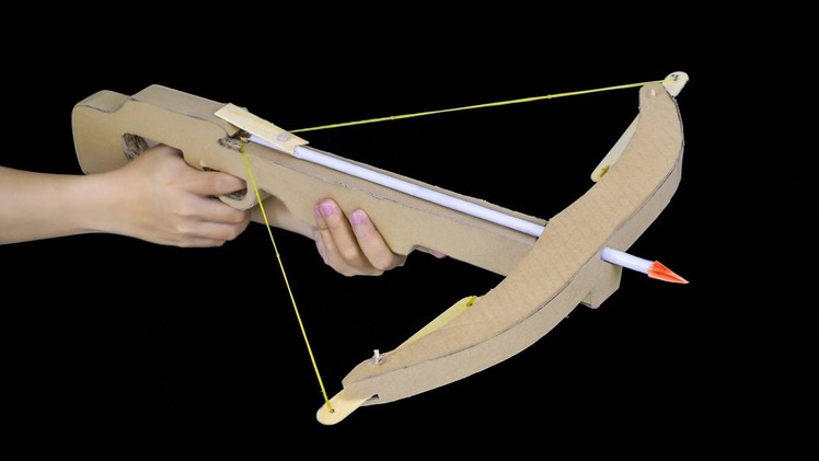 PUBG best gun - How to make a crossbow pubg from cardboard