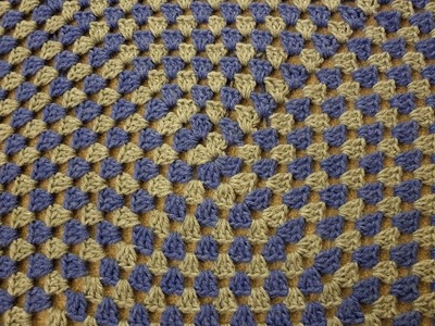 The Continuous 2 Color Granny Crochet Tutorial!