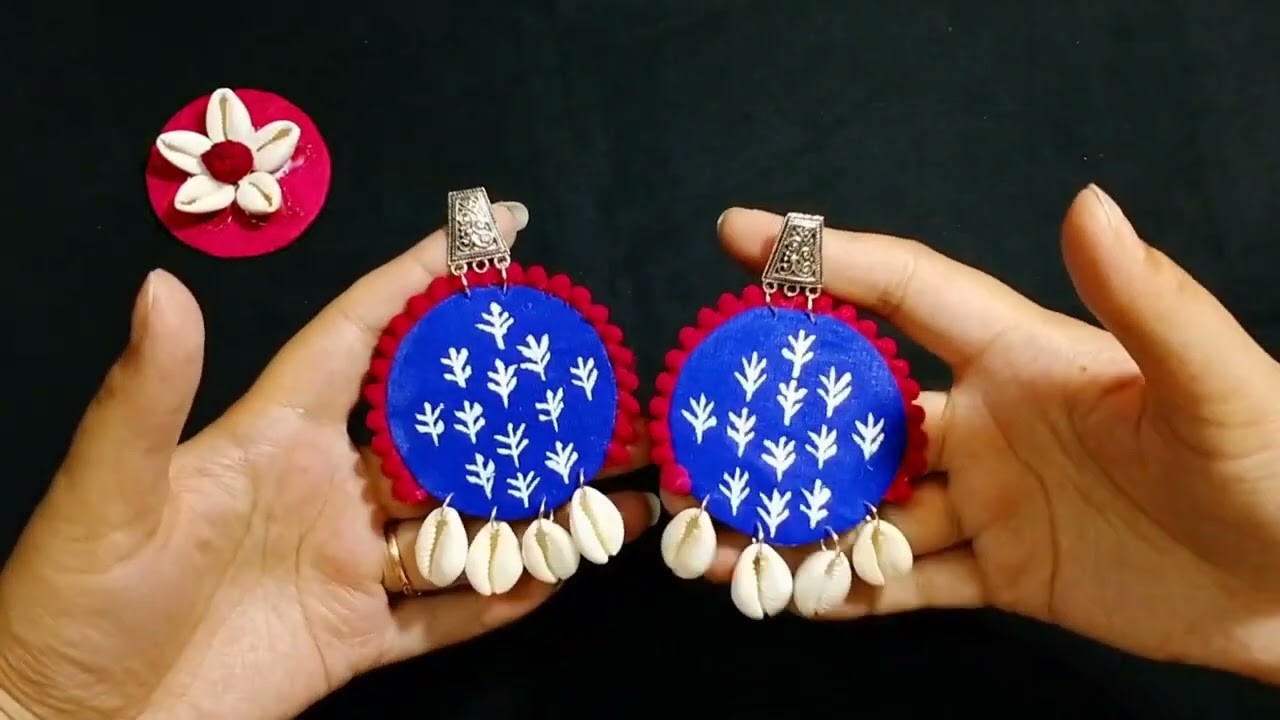 #handmade jewelry #fabric jewelry set #handmade ear rings #diy handmade bangles #diycrafts# #viral#