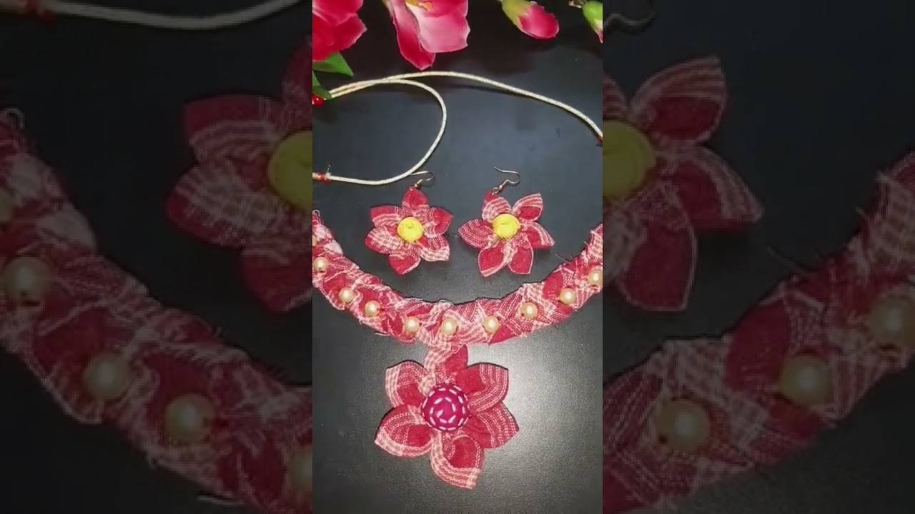#Short Gamcha Jewellery | Handmade Jewellery | Full Tutorial Video Already In My Channel