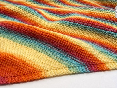 How to Knit a Corner to Corner (C2C) Garter Stitch Blanket | Rectangle or Square