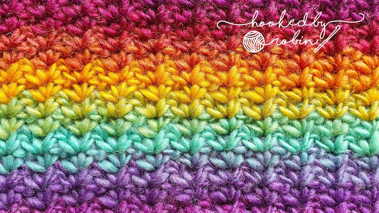 How to Crochet the Spider Stitch | ONE ROW REPEAT