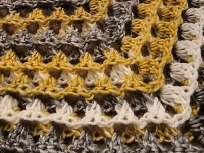The 3-D Stitch Shawl - Crochet Tutorial! (with just a 1 Row Repeat! )
