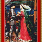 Tristan And Isolde Cross Stitch Pattern