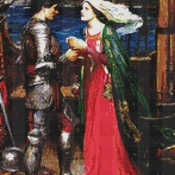 Tristan And Isolde Cross Stitch Pattern