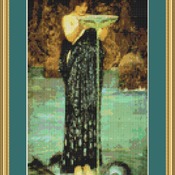 Circe Invidiosa Cross Stitch Pattern