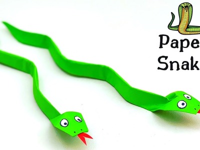 How To Make Easy Paper SNAKE For Kids | Easy Origami Snake | Paper Snake