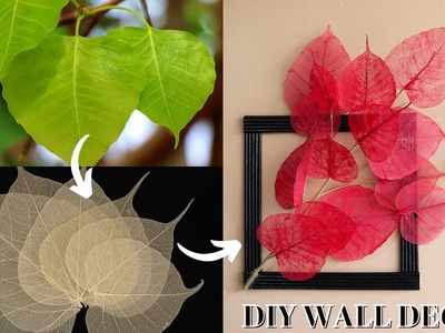 Skeleton leaves wall hanging craft.art and craft ideas.home decor idea