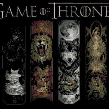 Counted Cross Stitch Pattern Six arms game of Thrones 441*220 stitches CH1025
