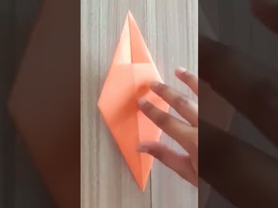 Paper Carrot. #origami #papercraft # summer #activity #craft #kidscraft