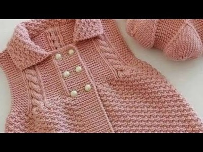 Beautiful Hand Knitting Woollen Frocks Design for your Princess