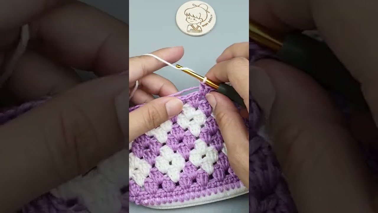 #Shorts DIY Crochet Purse with Zipper | Knitting Free Patterns | ViVi Berry DIY