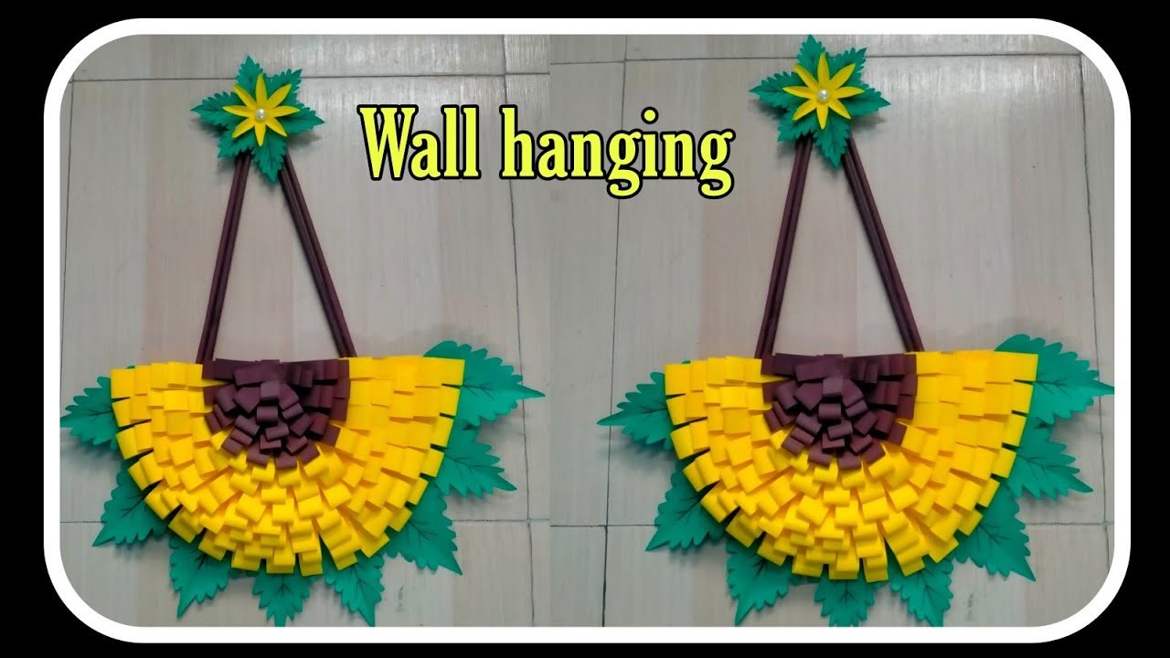 Diy | wall hanging paper craft | wall hanging craft ideas with paper | wall hanging