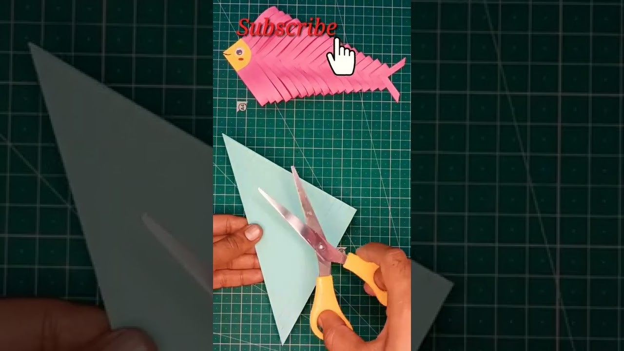 How to make paper fish #shorts #diy # craft