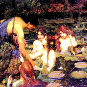 Hylas And The Nymphs Cross Stitch Pattern