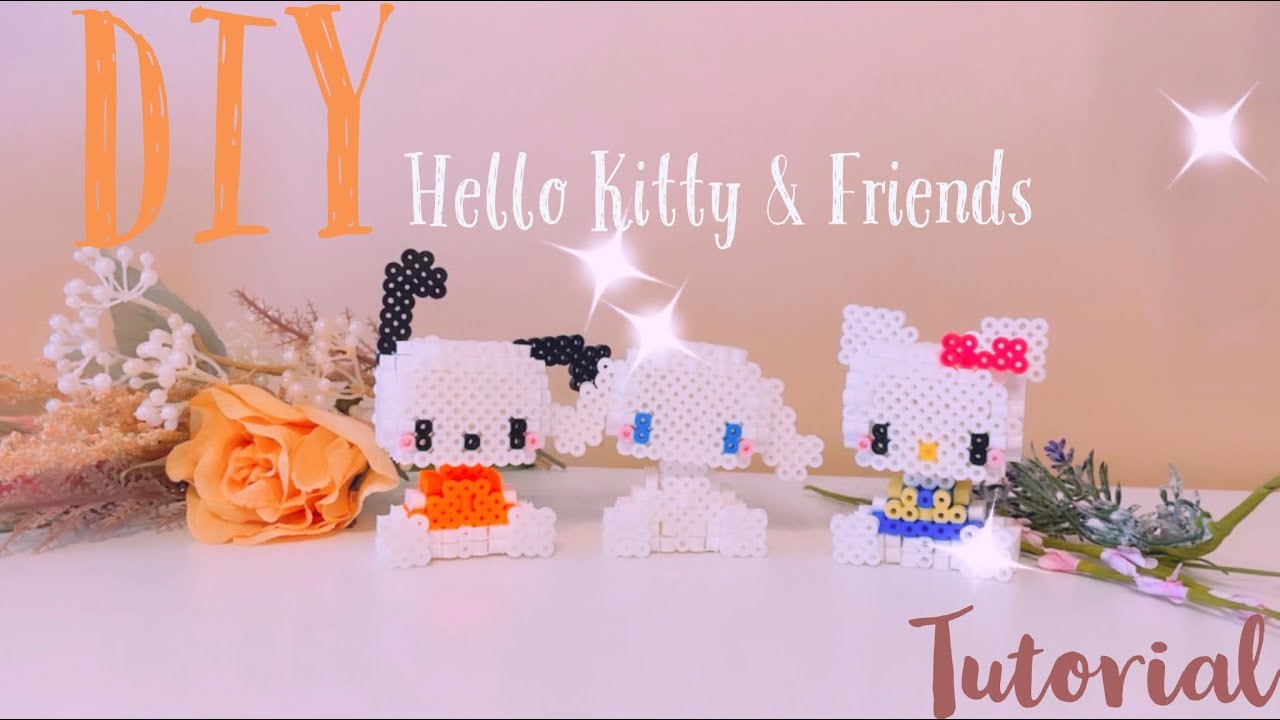 HELLO KITTY & Friends 3D Perler Tutorial