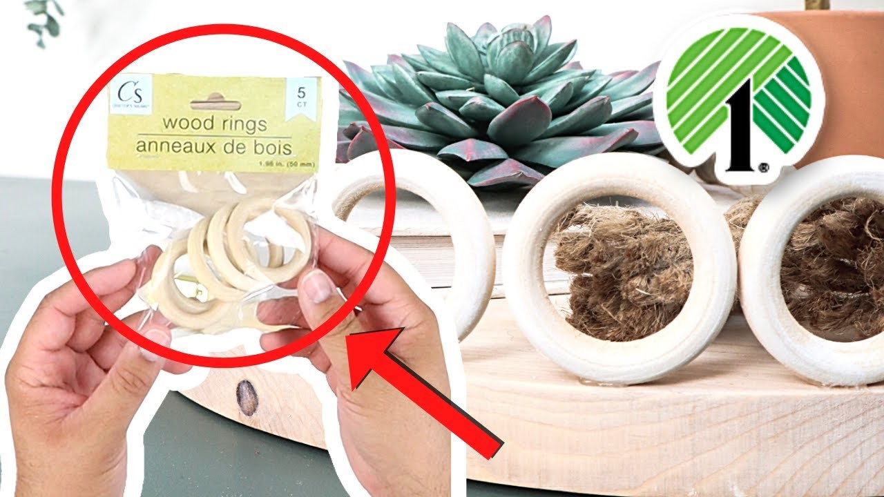Hurry And GRAB These $1 Wood Rings For These Unbelievable DIYS! All *NEW* Dollar Tree DIY Hacks ????