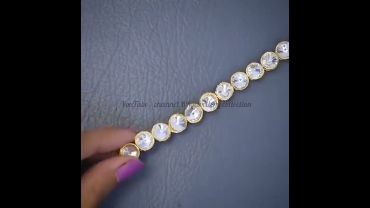 Necklace making with Cristal beads at home|#shorts