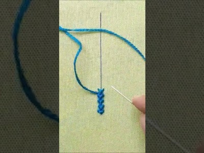 Bead Stitch.Moti Tanka | Hand Embroidery For Beginners #shorts #beadstitch