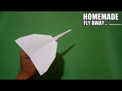 How to make a sharp nose paper airplane || SRL