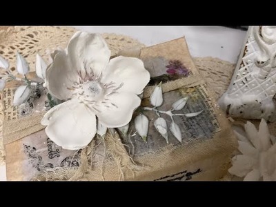 How to Plaster Dip Artificial Flowers and use them to Embellish Cottage Decor