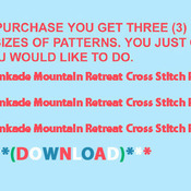Mountain Retreat Cross Stitch Pattern***L@@K***Buyers Can Download Your Pattern As Soon As They Complete The Purchase