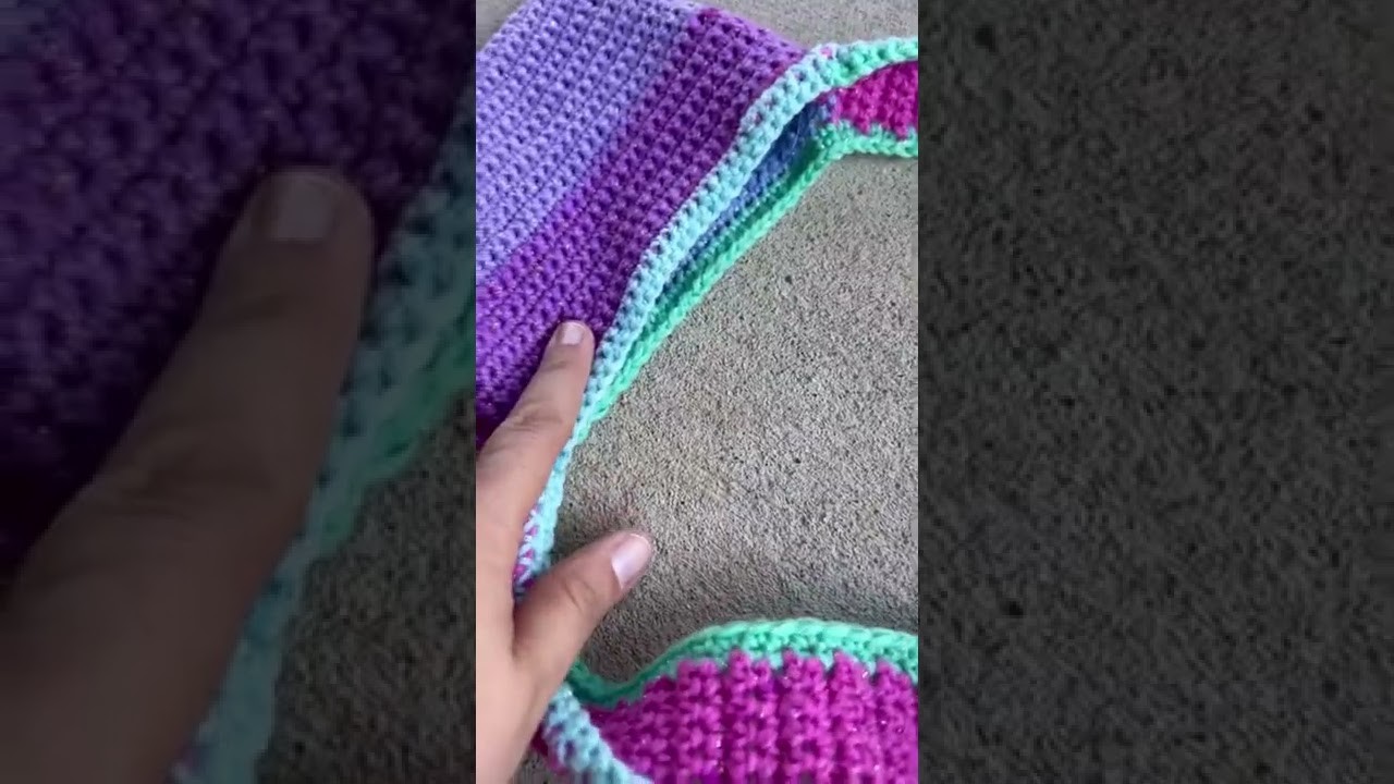 Crocheting a purse for my niece! #crochet #mylittlepony