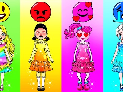 OMG! My Emotions Control Me! - Don't Choose the Wrong Emotion | DIY Paper Dolls & Cartoon